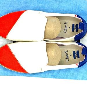 TOMS Clare V. Alpagarta Espadrille Slip-On Flats